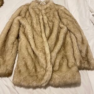 Asos Faux fur coat - Sz 14 - worn one